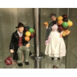 TWO ROYAL DOULTON BALLOON SELLER FIGURES