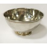 EARLY H/M SILVER BOWL - 11CMS DIAMETER