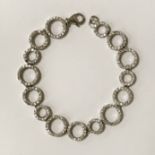 STERLING SILVER DESIGNER BRACELET