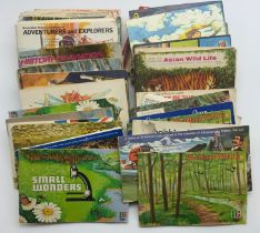 SELECTION OF VARIOUS CIGARETTES CARDS IN ALBUMS
