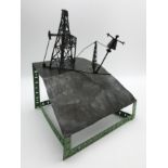 TIM LEWIS OIL RIG 1987 MECCANO, WIRE & SHEET METAL MODERN ART SCULPTURE