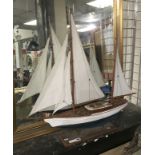 LARGE MODEL YACHT 77CM (H)