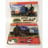 DEVON FLYER & CALEDONIAN BELLE TRAIN SET A/F HORNBY