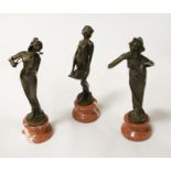 SET 3 BRONZE MUSICIANS