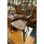 OAK SPINDLE BACK CHAIR