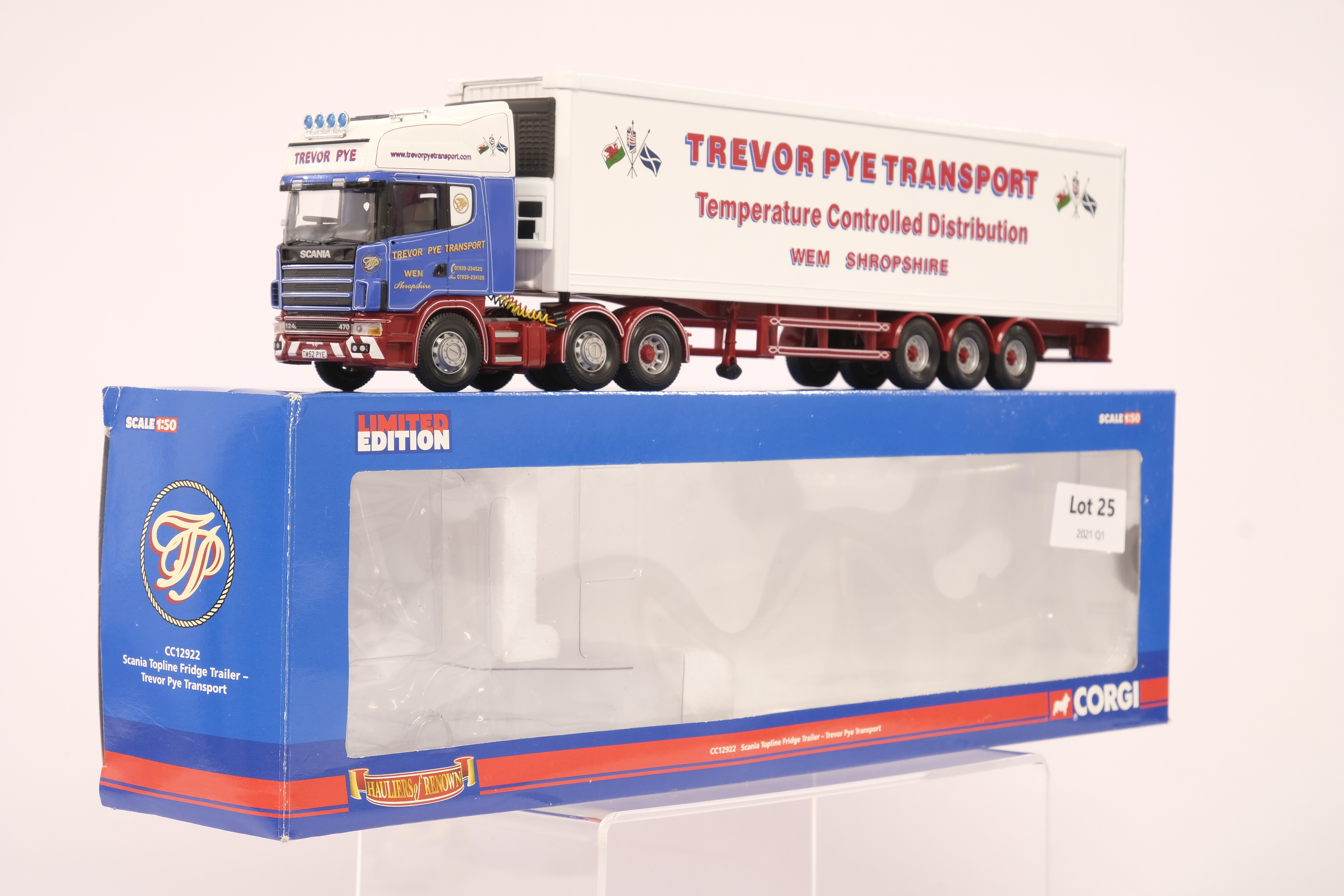 Corgi Scania Topline Fridge Trailer - Trevor Pye Transport - Image 2 of 5