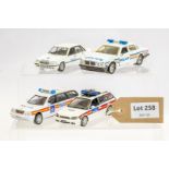 4 x Assorted Police Cars