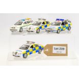 4 x Assorted Police Cars - Code 3