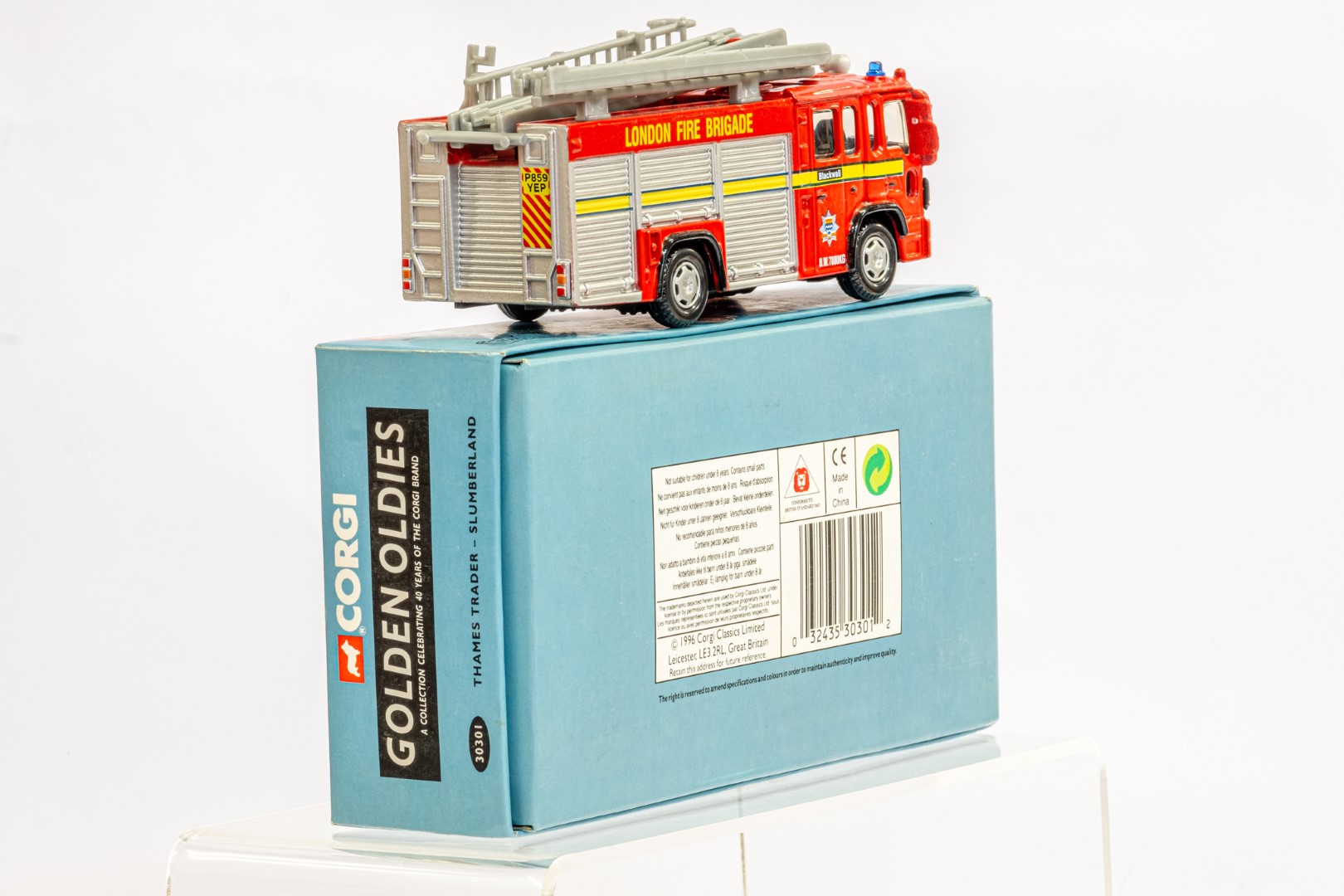 Lledo Volvo Fire Engine - Londons Burning TV Show - In Wrong Box - Image 3 of 7