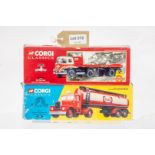 Corgi Esso Tanker Trailer & Albion With Flatbed & Load - Russell - In Wrong Box - Code 3 ? -