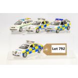 4 x Assorted Police Cars - Code 3