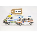 2 x Assorted Unboxed Police Cars