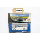 2 x Boxed Car Models - Jaguar E-Type & Skoda Super