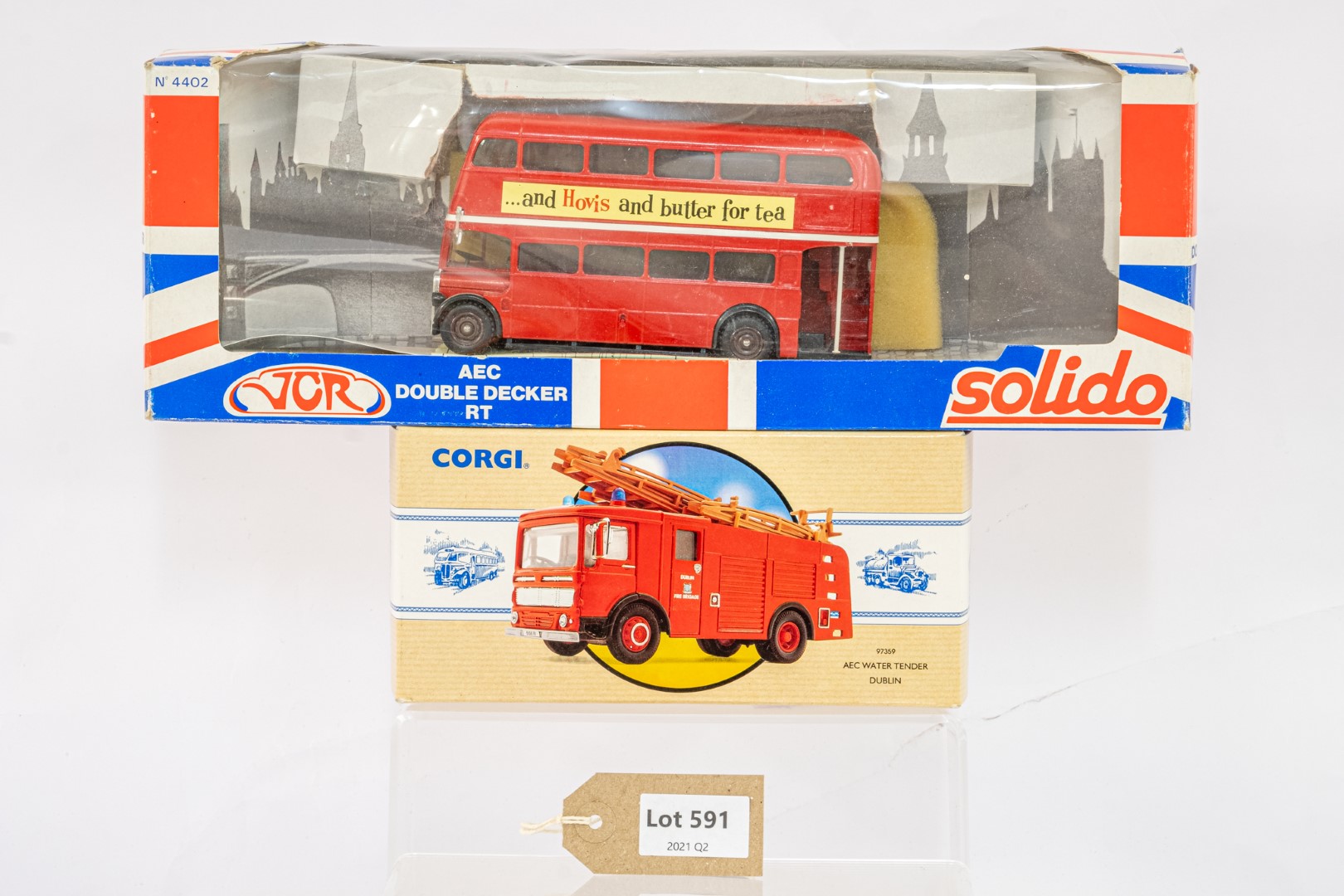 Corgi & Solido AEC Water Render - Dublin & AEC Double Decker RT -