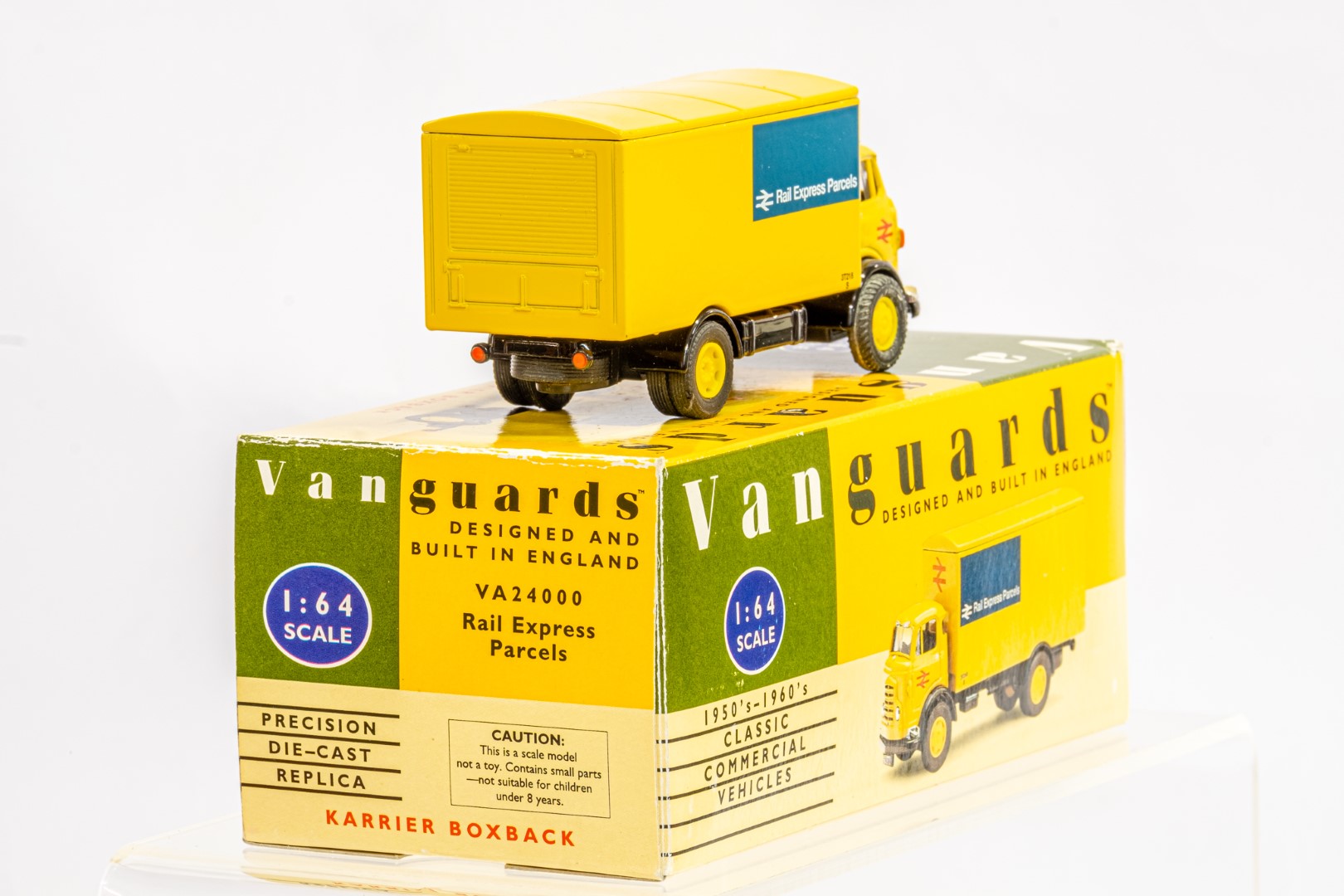 Corgi & Vanguard Karrier Boxback - Rail Express Parcels / Ford Popular Van & Bedford CA Van - Britis - Image 4 of 13