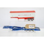 Corgi Bulk Tipper Trailer & Lion Toys Trailer - Damaged, no boxes