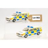 Husky 2 x Assorted Boxed Police Cars