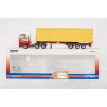 Corgi MAN TGA XXL Skeletal Trailer & Container - Hanbury Davies LTD -