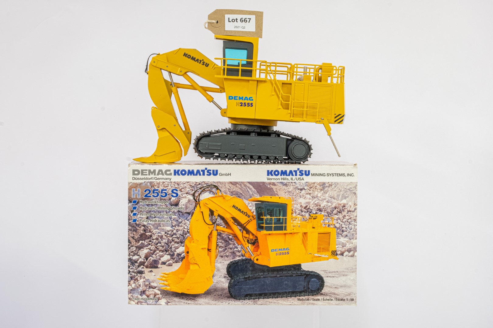 NZG Demag Komatsu H255S Hydraulic Excavator -