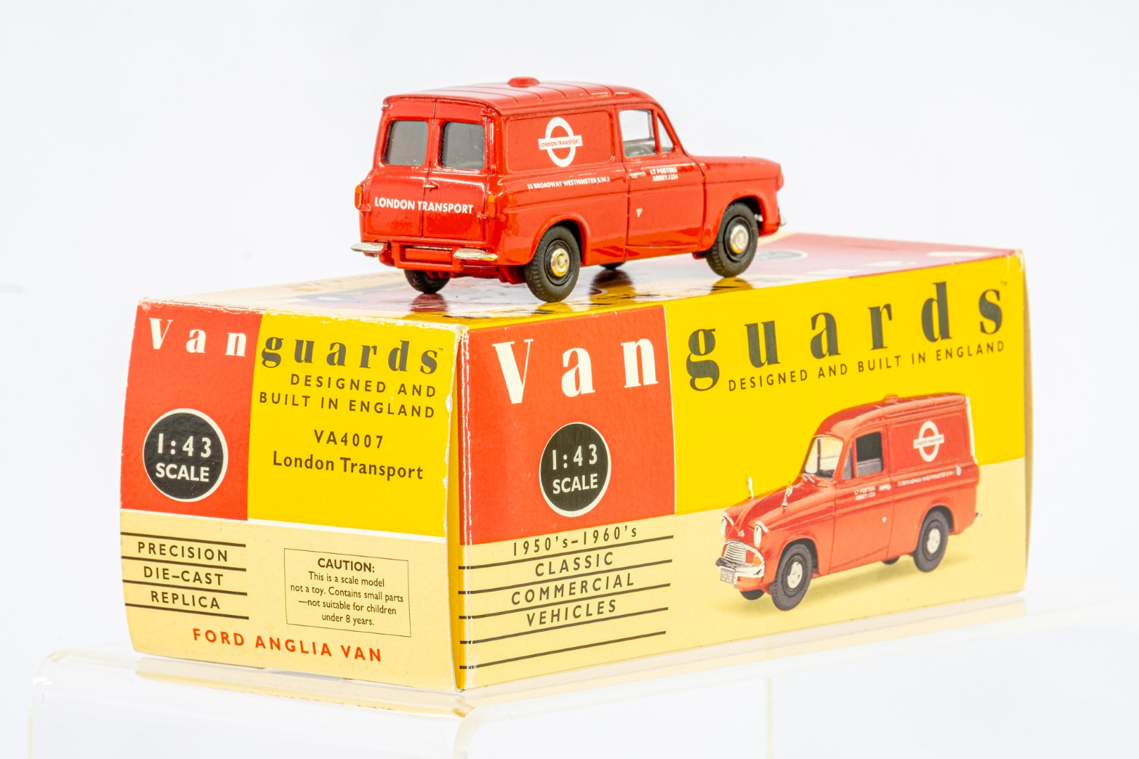 Vanguards Ford Anglia Van - London Transport / Ford 100E - Grey - Image 7 of 7