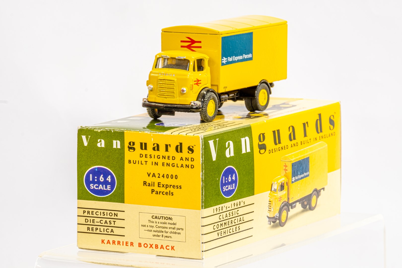 Corgi & Vanguard Karrier Boxback - Rail Express Parcels / Ford Popular Van & Bedford CA Van - Britis - Image 3 of 13