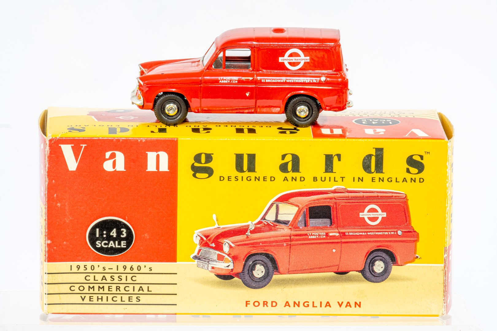 Vanguards Ford Anglia Van - London Transport / Ford 100E - Grey - Image 5 of 7