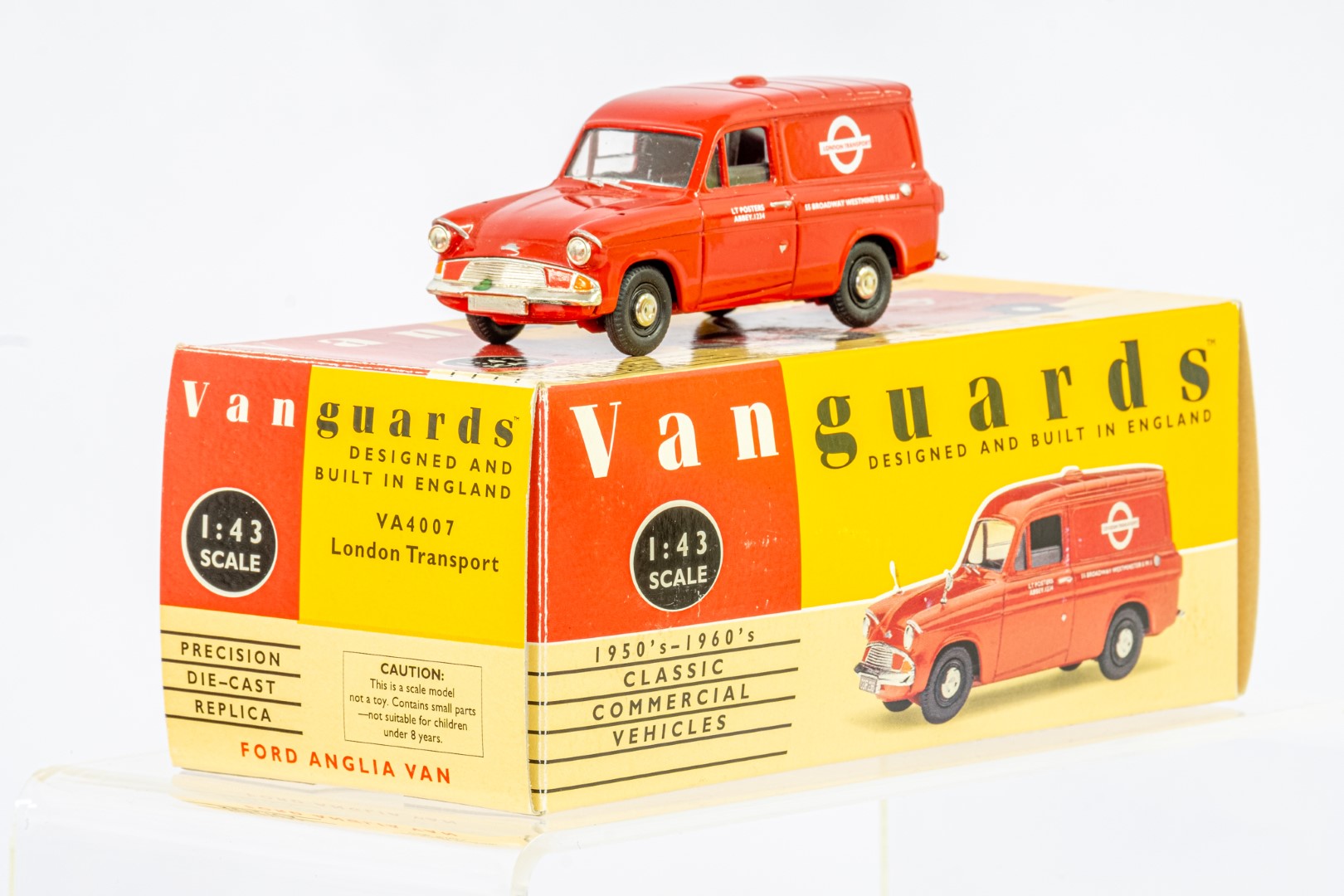 Vanguards Ford Anglia Van - London Transport / Ford 100E - Grey - Image 6 of 7