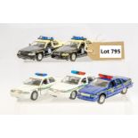 5 x Assorted Loose Police Cars