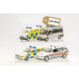 4 x Assorted Unboxed Police Vehicles