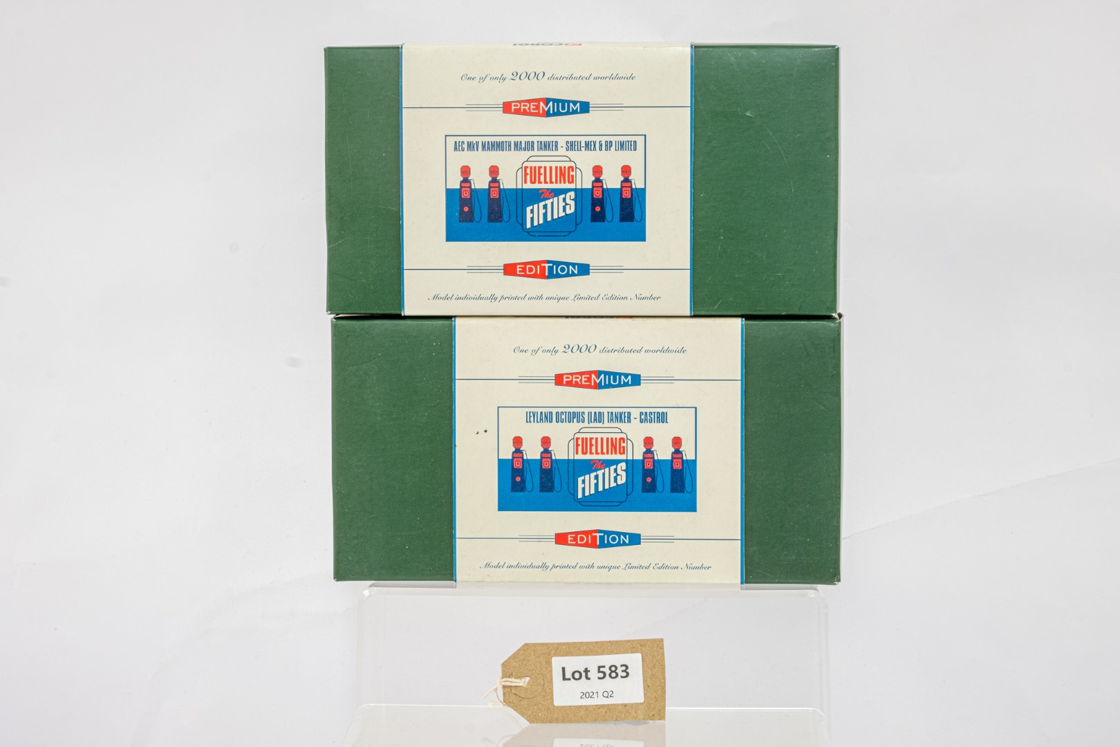 Corgi AEC MkV Mammoth Major Tanker - Shell-Mex & BP Ltd / Leyland Octopus Tanker - Castrol -