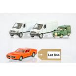 4 x Assorted Loose Car Models