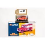 Corgi & Cararama Land Rover - Leicestershire & Rutland Fire Service & Merc Benz ML320 Hungarian Fire