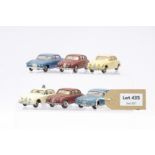 Dinky 6 Assorted Unboxed Loose Car Models