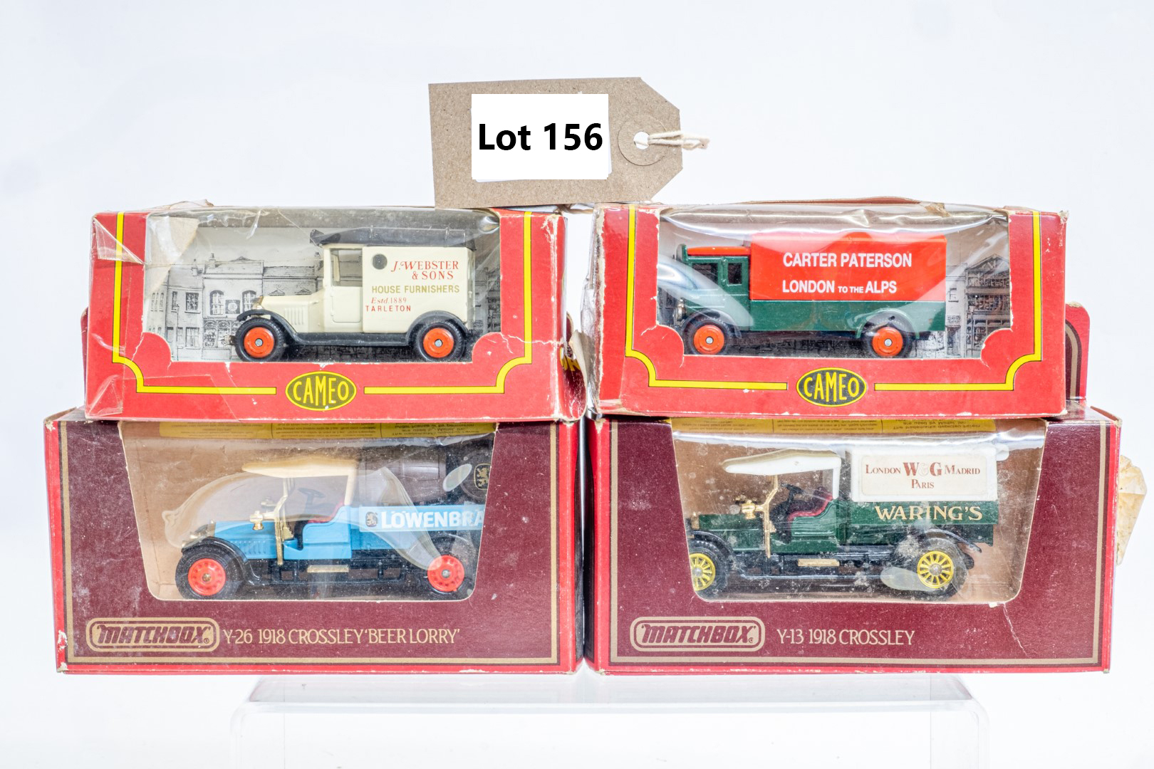 4 Assorted Boxed Models