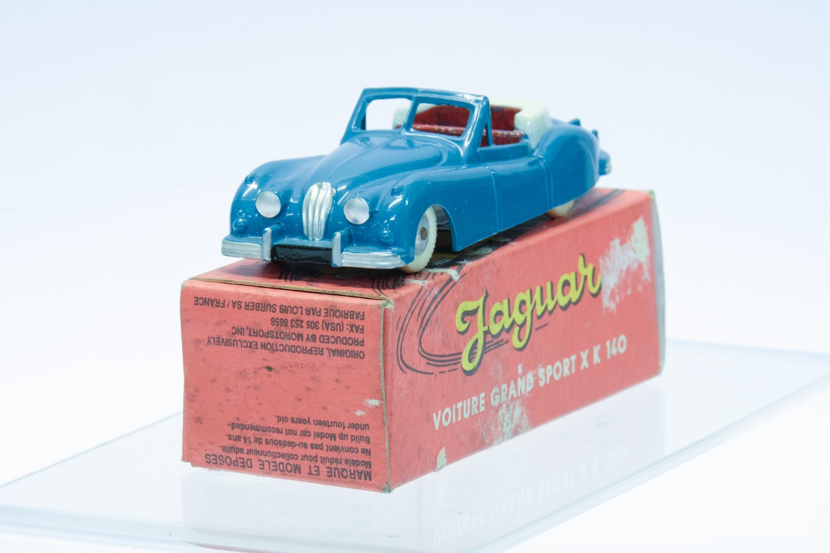 Quiralu Jaguar Voiture Grand Sport XK140 Blue - Image 2 of 4