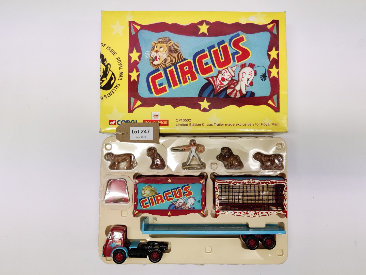 Corgi ERF KV Trailer With Circus Animals for Royal Mail