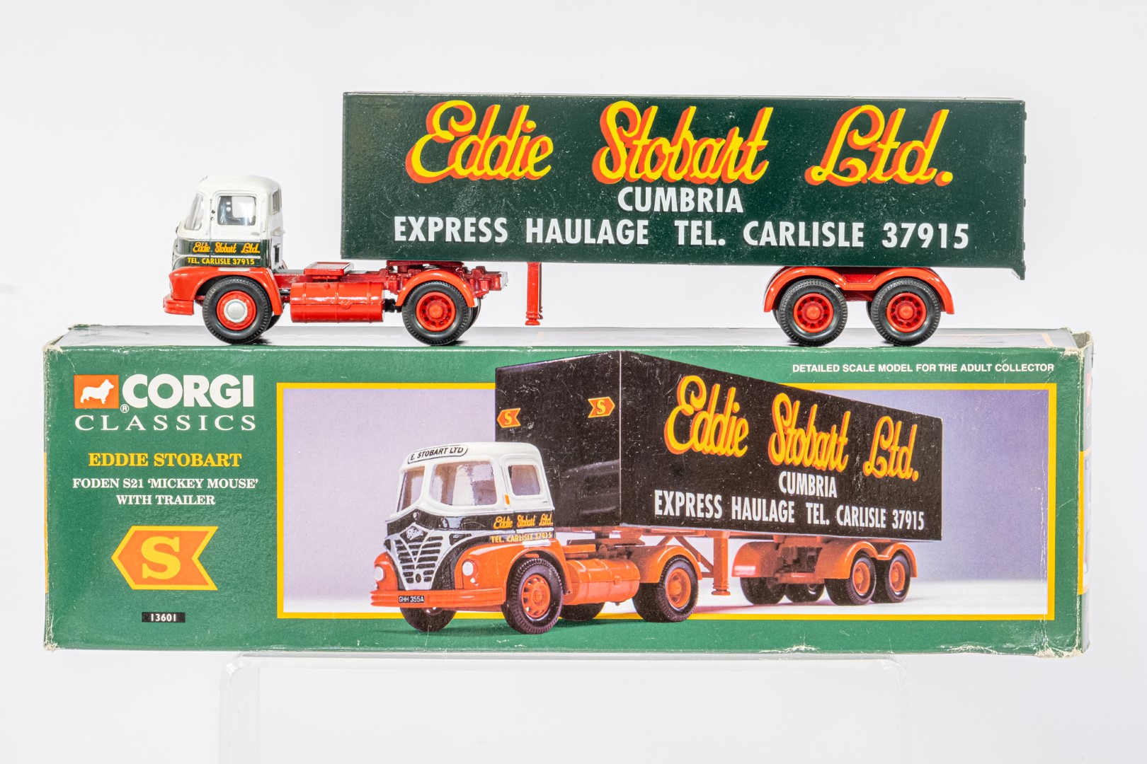 Corgi Foden S21 'Mickey Mouse' With Trailer - Eddie Stobart / Morris Luton Van - Bishops Move - Image 2 of 6