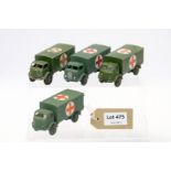 Dinky 4 x Military Ambulance - No Boxes