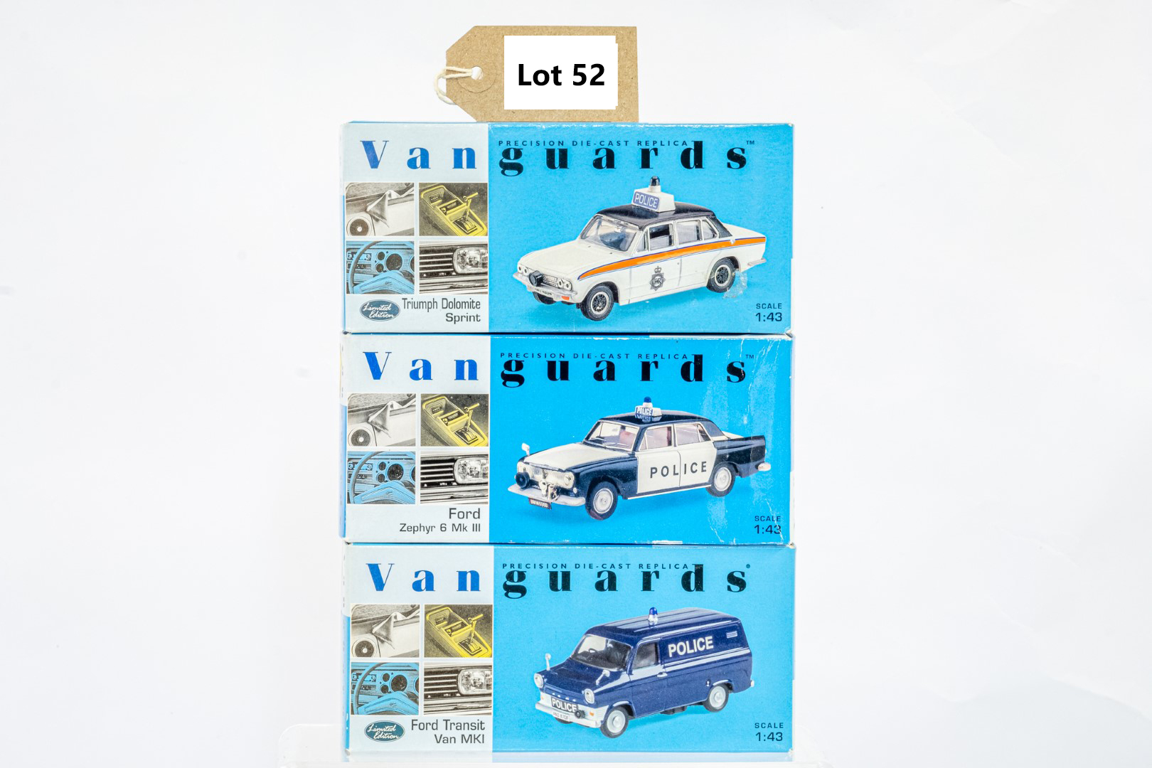 Vanguards 3 Boxed Police Models
