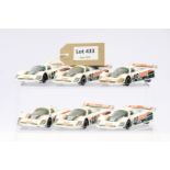 Corgi 6 Unboxed Loose Car Models - Jaguar XJR9 Castrol