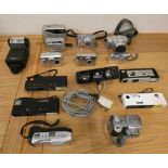 A quantity of SLR camera's, to include Eumig Zoom Reflex, Humix F23, Olympus U760, Fujifilm 2600