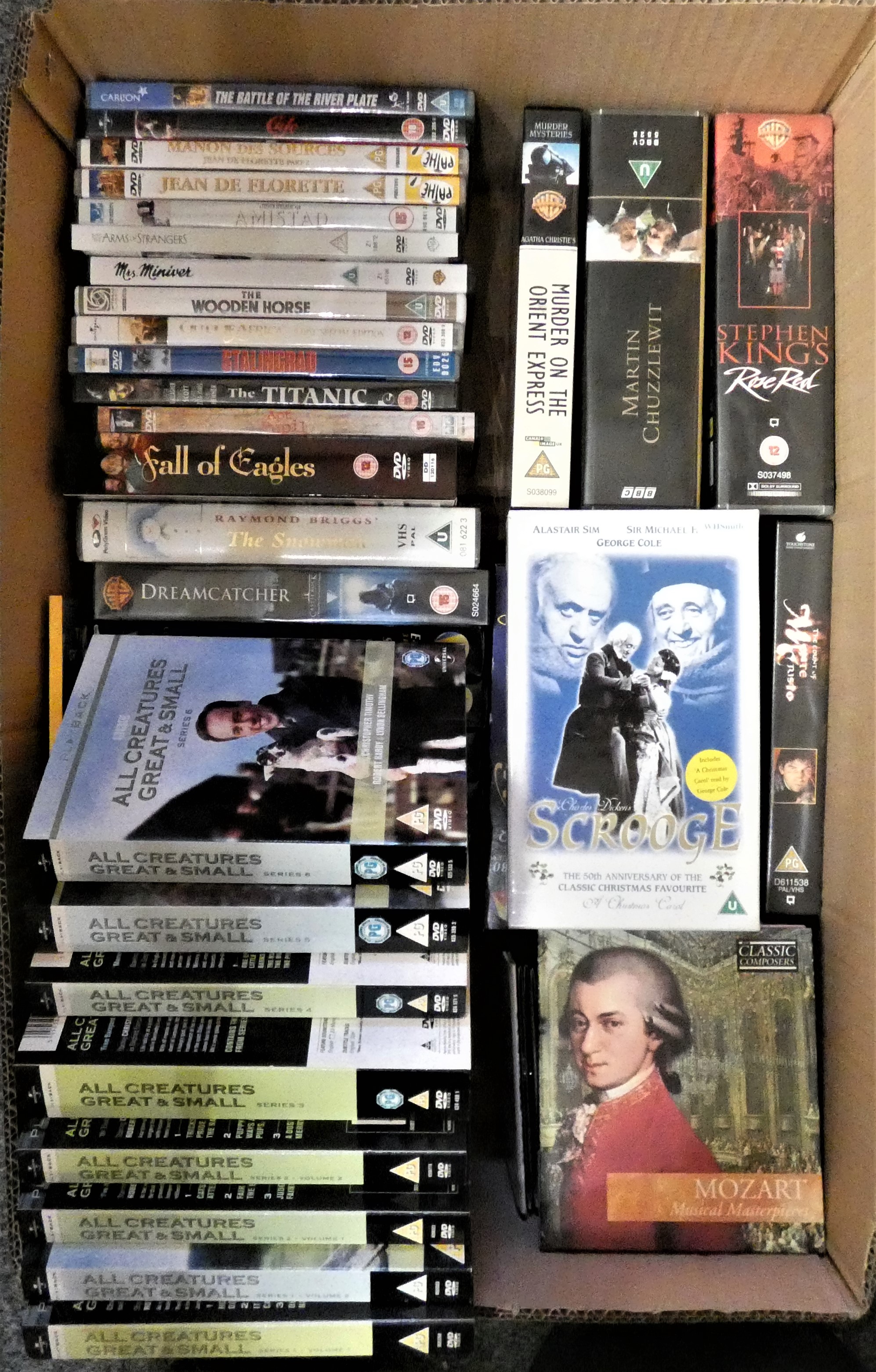 A large collection of DVDs and VHS tapes (2). - Image 2 of 2