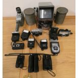 A quantity of SLR camera's, to include Yashica Electro 35, Minster D, MG-1, Halma Flex and Kodak