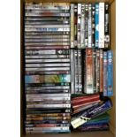 A large collection of DVDs (2).