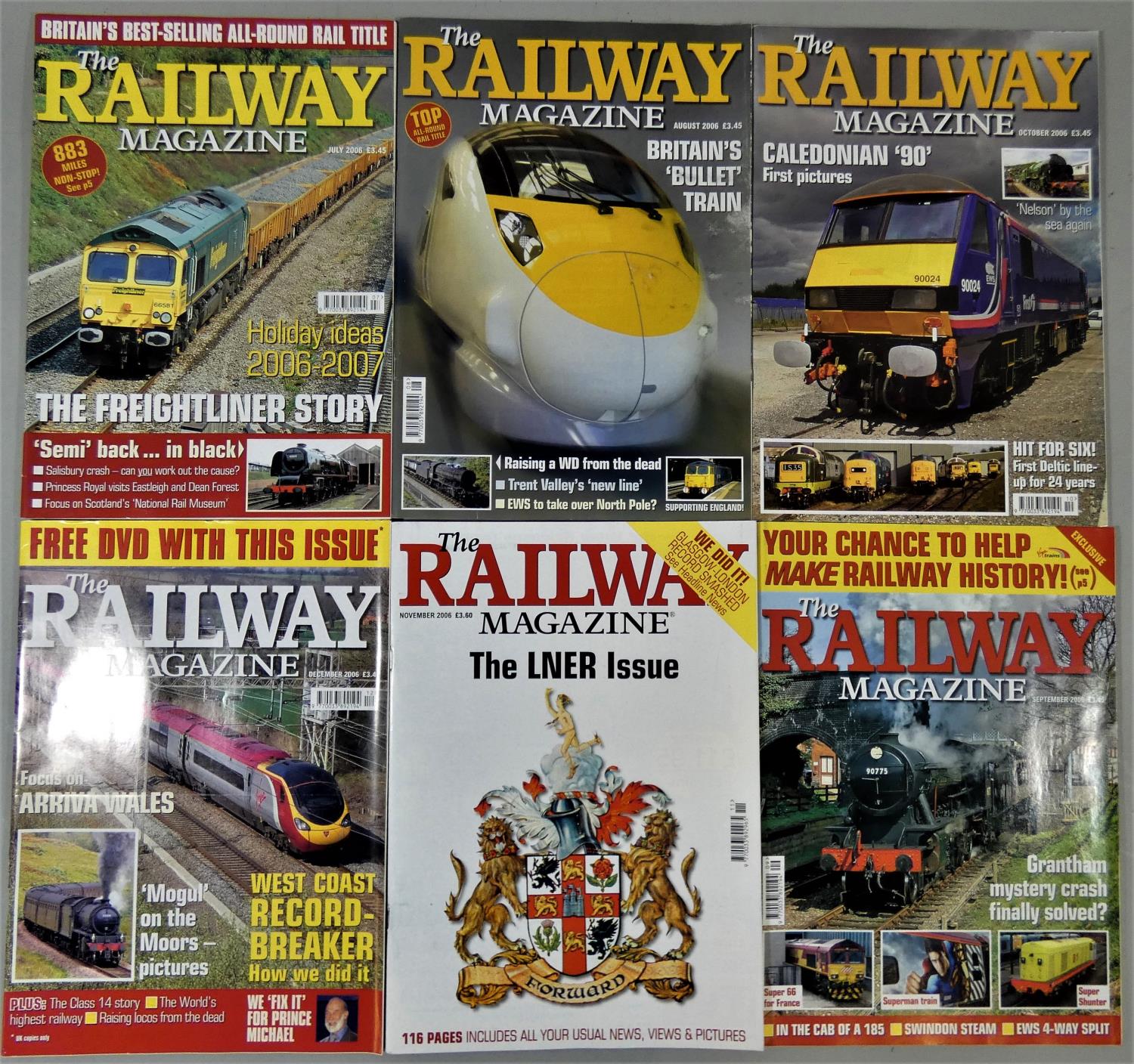 Approximately 300 copies of The Railway Magazine, (1994 - 2000's).