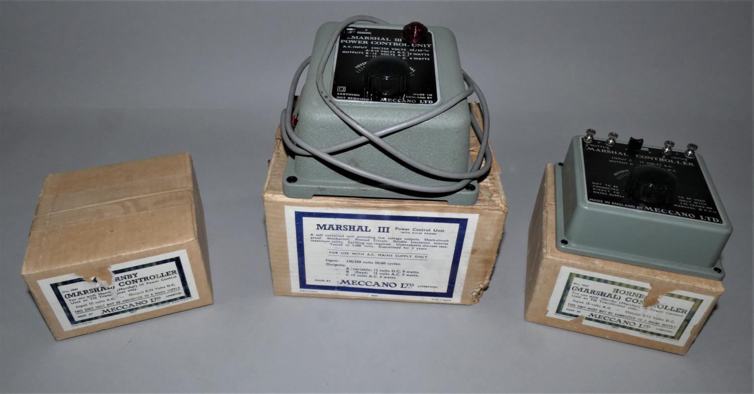 A collection of model railway power control units, untested and model railway station accessories ( - Image 2 of 2