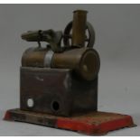 A small donkey boiler and burner