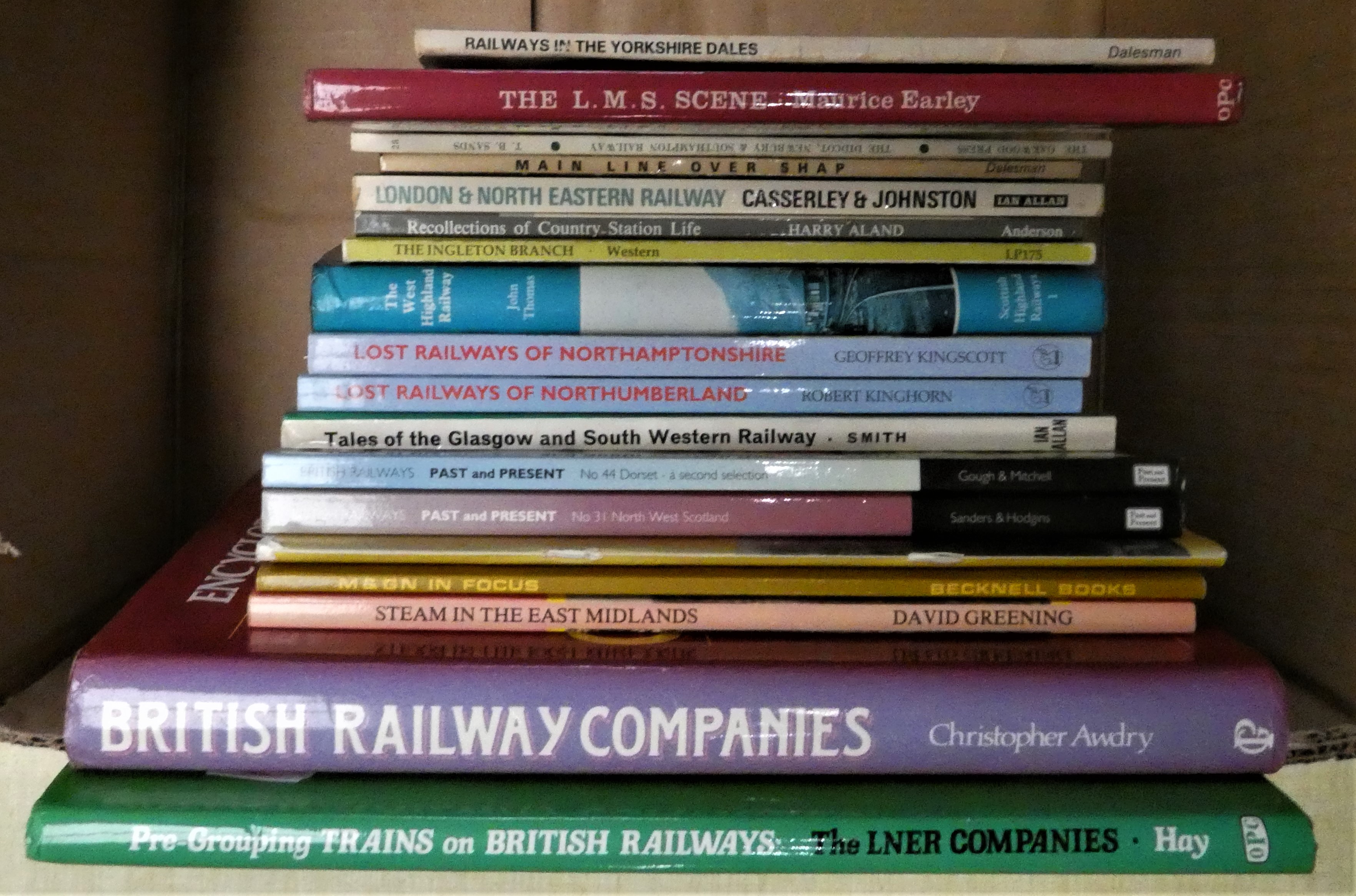 A collection of 18 railway related books, to include The LNER companies and LMS scene. - Image 2 of 2