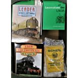 London Transport timetables, Railway World magazine and railway related books, to include From the