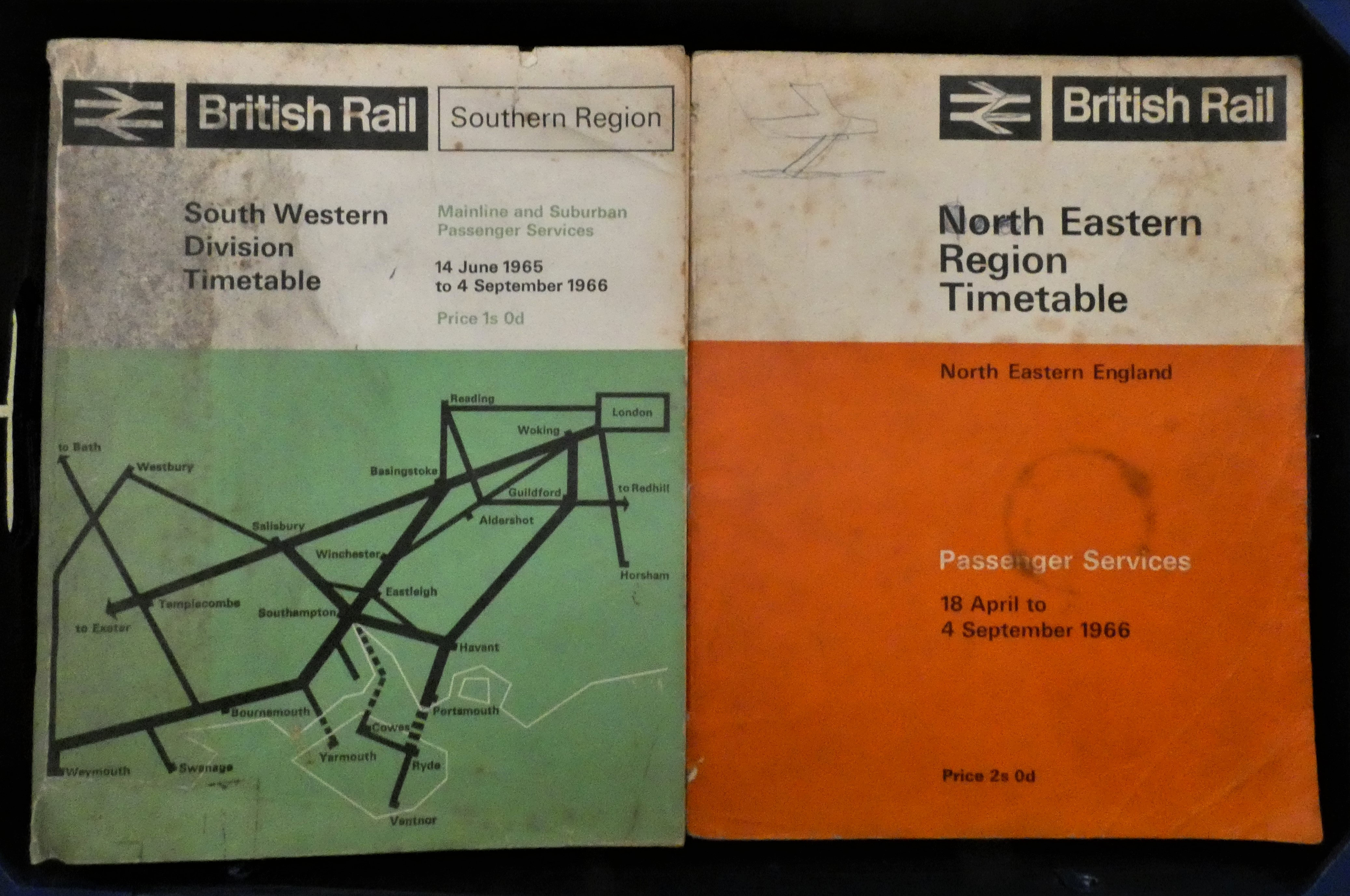 Approximately 40 railway timetables, various regions, late 1960's/early 1970's. - Image 2 of 2